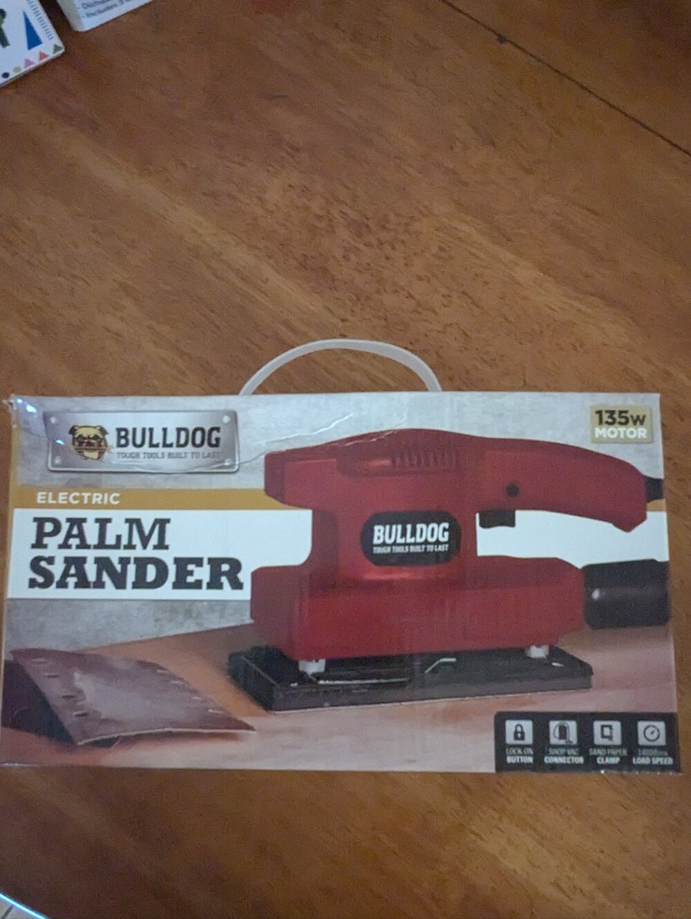 Electric Palm Sander - Red